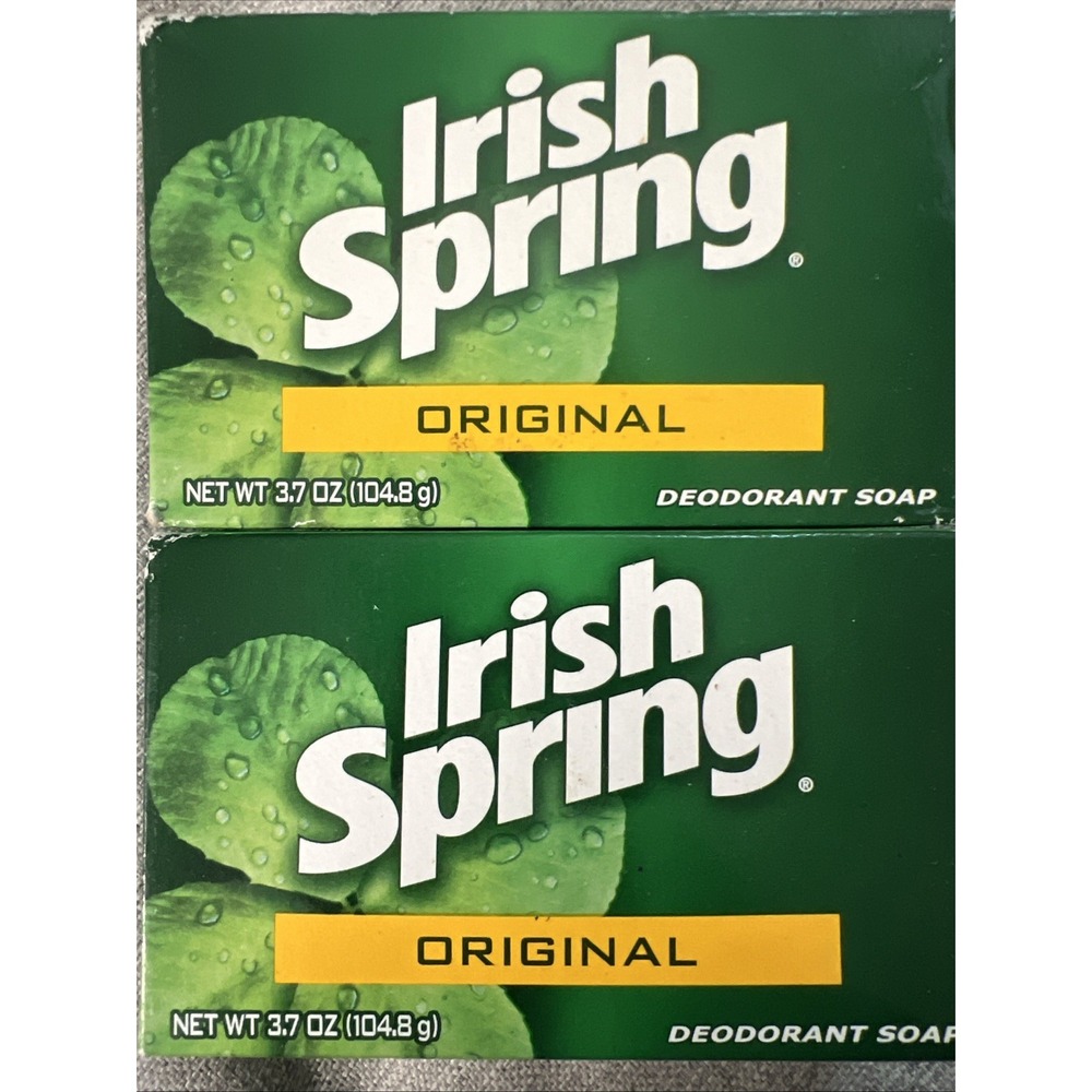 Irish Spring Original Bar Deodorant Soap No Flaxseed Oil  Old Version2 Bars New